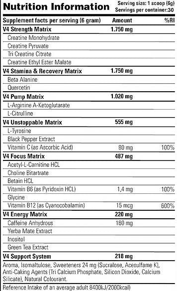 Rush V4 - 180 грама