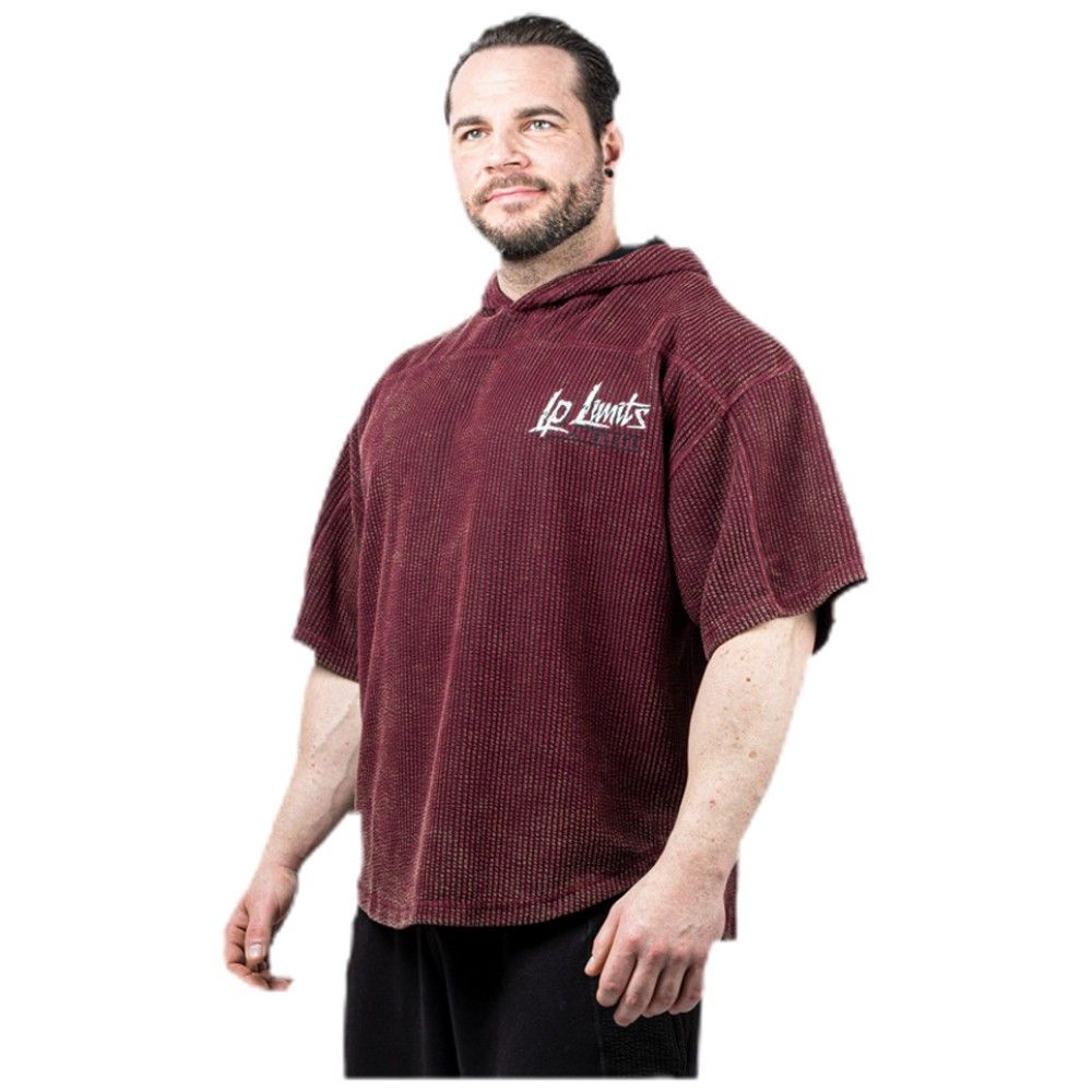 <tc>Legal Power</tc> Суичър с качулка Stone Wash Rag Top ''Boston''/Червен - Червен