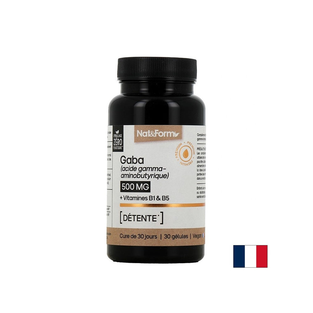 Стрес и добро настроение - GABA + витамин В1 и пантотенова киселина, 30 капсули