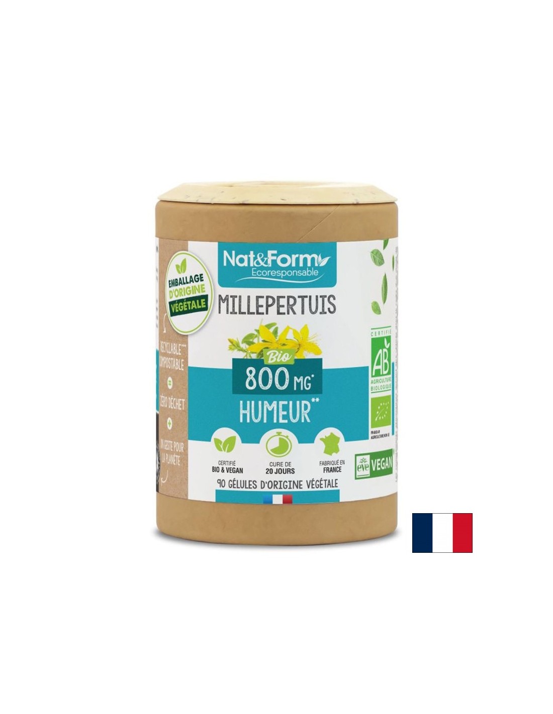 Стрес и добро настроение - биологията на Сейнт Джон, 90 капсули