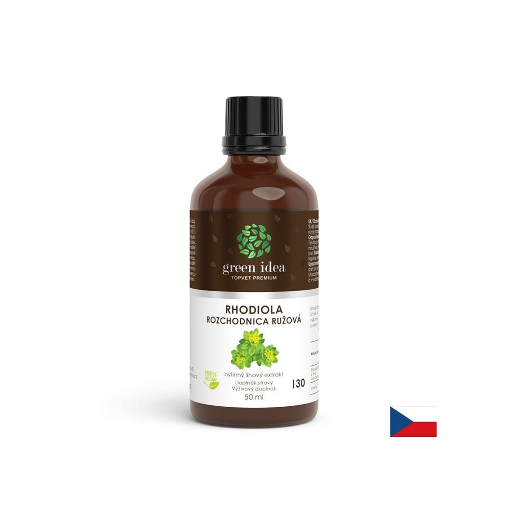 Стрес и добро настроение - Златен корен + Витамин С, 50 мл тинктура