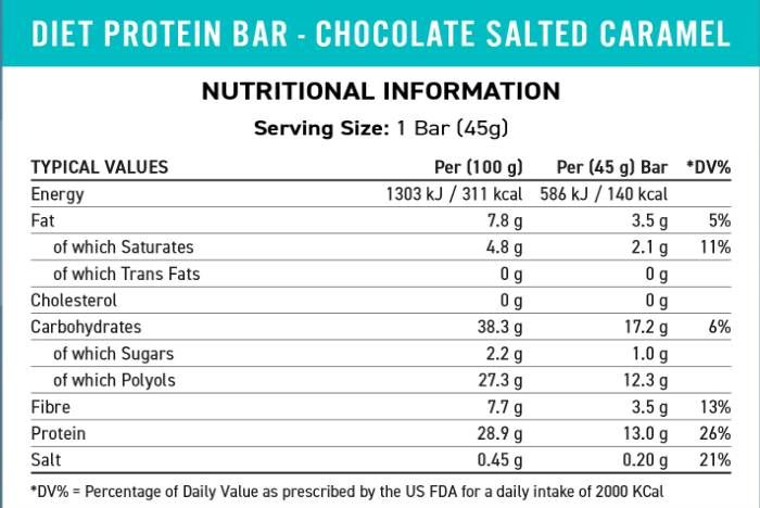 Диетичен протеинов бар - 12 x 45 грама