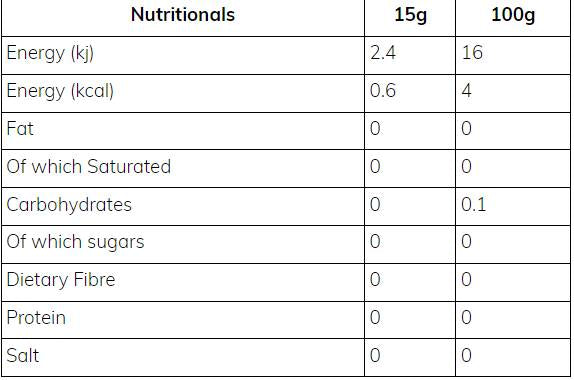 Кльощав сироп | Ванилия - 425 ml