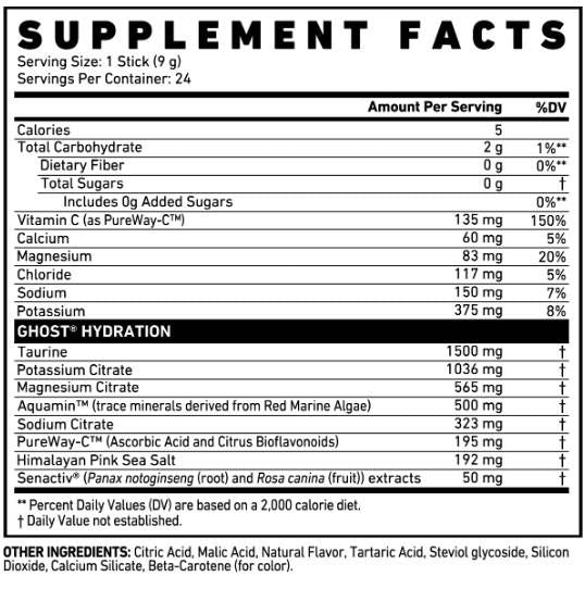 Хидратационни пръчки | с електролити+ - 24 х 9 грама