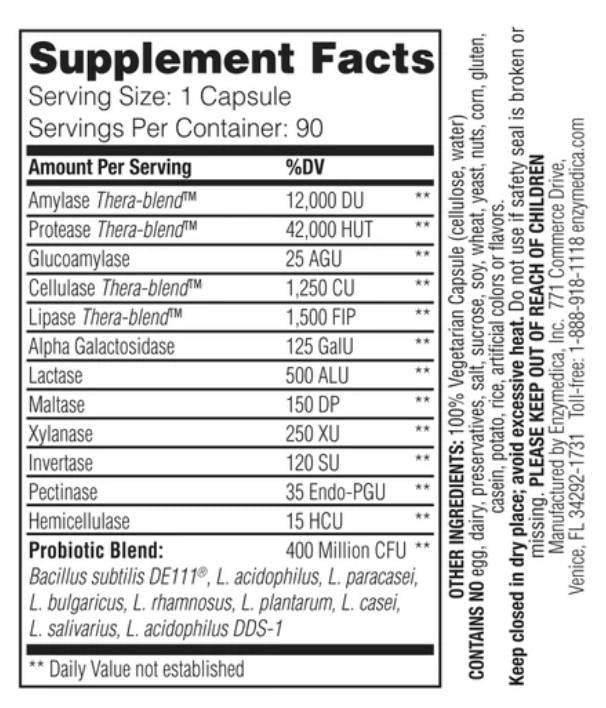 Дайджест + пробиотици - 90 капсули