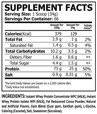 Суроватъчен протеин | 100% ултра филтрирана суроватка - 2270 грама