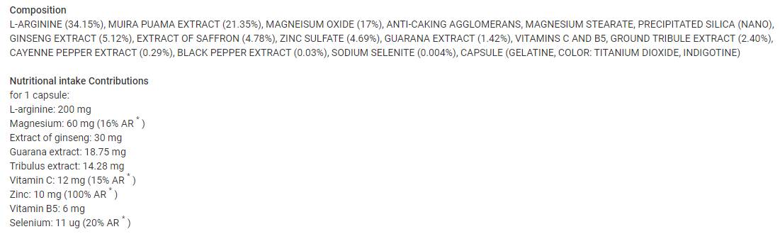 Хроноеректни капачки | Сексуално представяне - 16 капсули