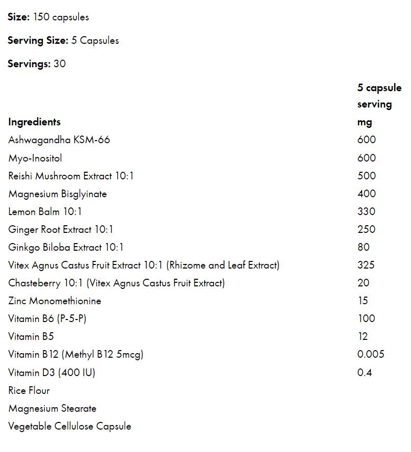 PMS+ Овластяване на вашия цикъл 150 капсули