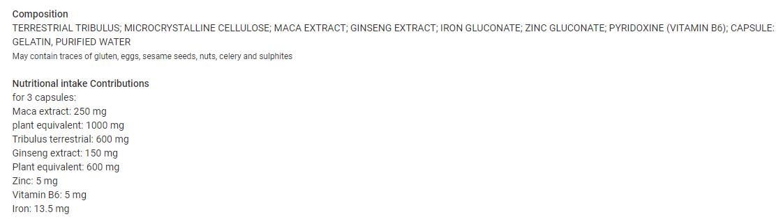 Желязо | Тесто бустер - 90 капсули