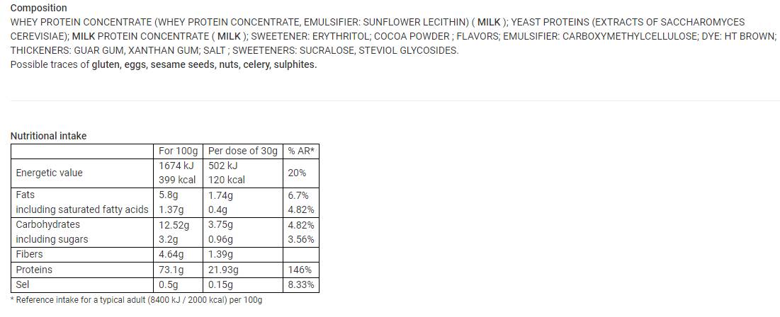 Суроватъчен протеин Optimax - 30 грама