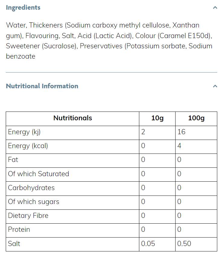 Кльощав сироп | Осолен карамел - 425 ml