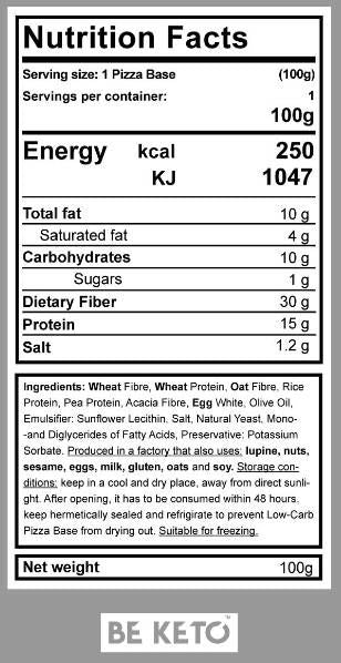 Италианска кето пица база - 180 грама