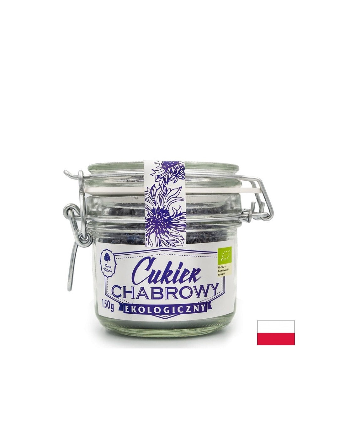 Тръстикова захар с царевичен цвят - био, 150 g