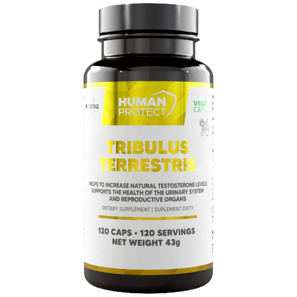 Tribulus terrestris 204 mg | С 98% сапонини - 120 капсули