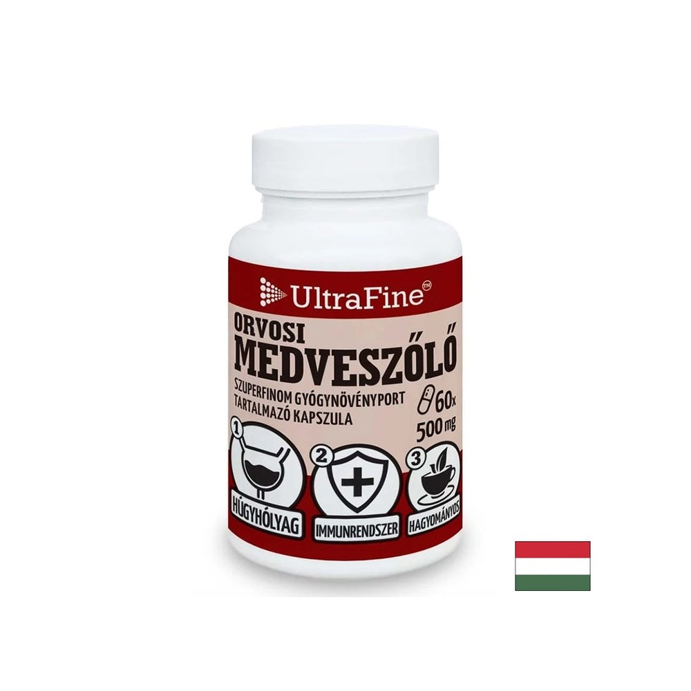 Здравословно урина - мечка (лист), 500 mg x 60 капсули