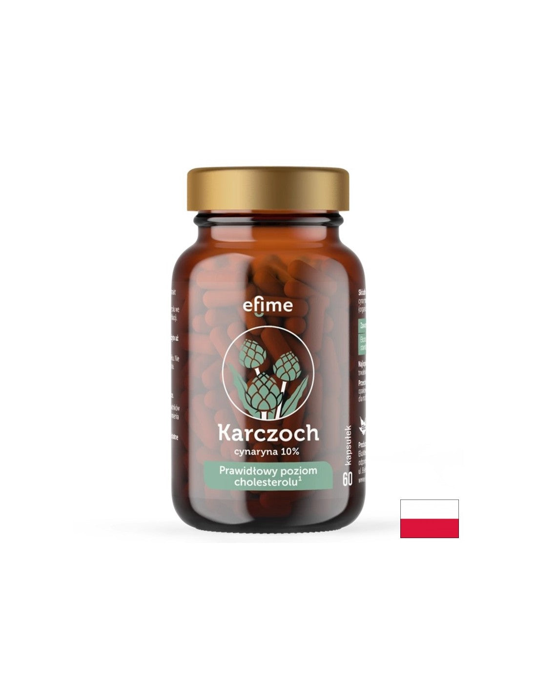 За поддържане на черния дроб - артишок (10% цинарин), 60 капсули