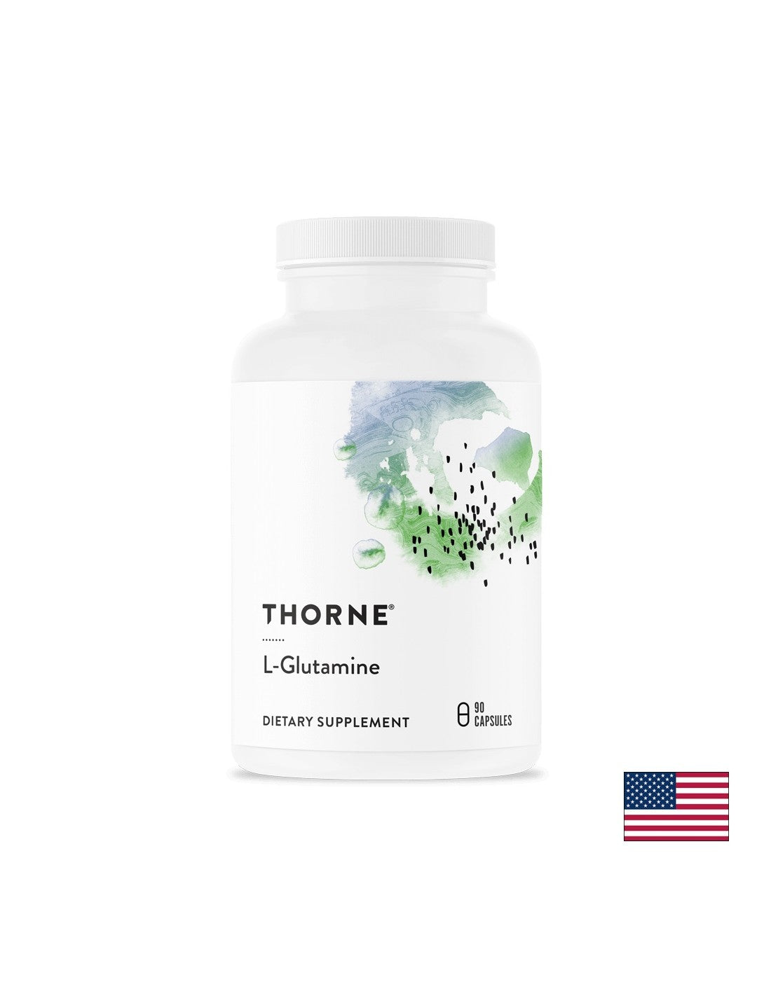 To support muscles and intestinal function - L-Glutamine, 1500 mg x 90 capsules Thorne - Nutra Best Europe
