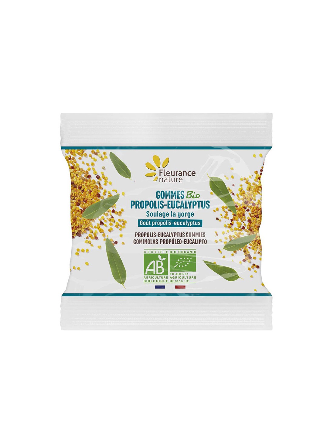 Sore throat - Herbal candy with organic propolis and eucalyptus Fleurance Nature - Nutra Best Europe