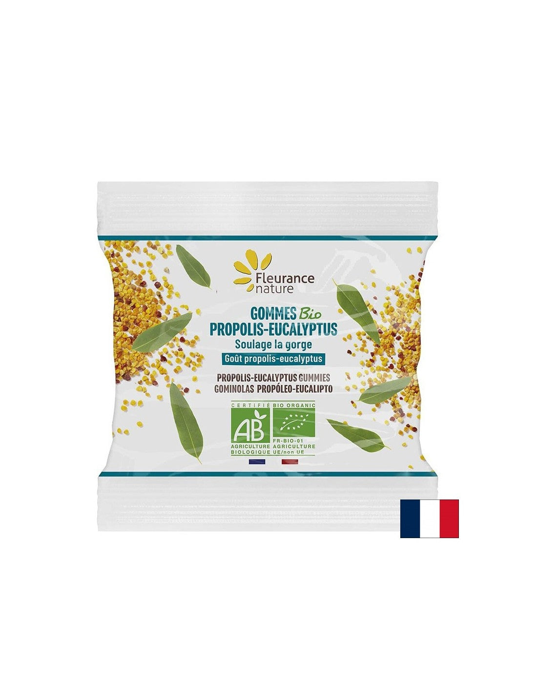 Sore throat - Herbal candy with organic propolis and eucalyptus Fleurance Nature - Nutra Best Europe