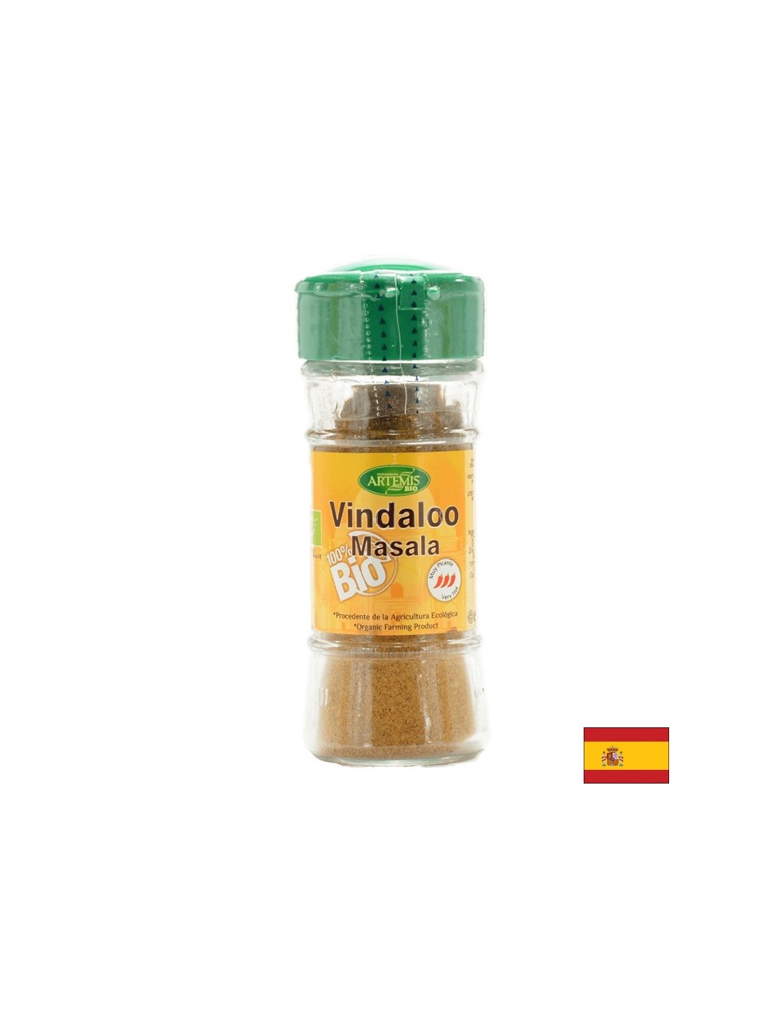 Органични подправки - индийска смес Vindaloo Masala (супер гореща), 28G, прах