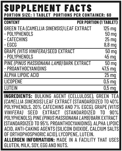 Антиоксидантна фемини - 60 таблетки