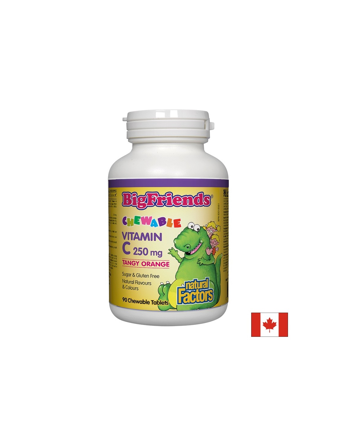 Големи приятели Jr Chewable C 250 mg - 90 дъвчащи таблетки
