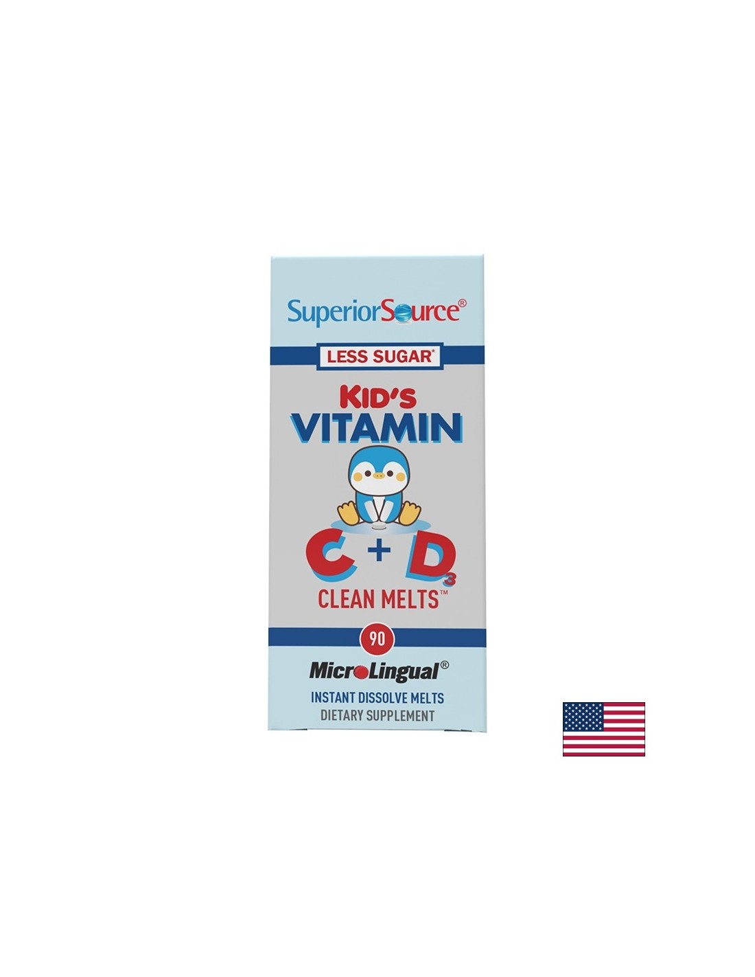 Витамини С + D - Формула за деца Деца Витамин С + D, 90 суближала на таблетки