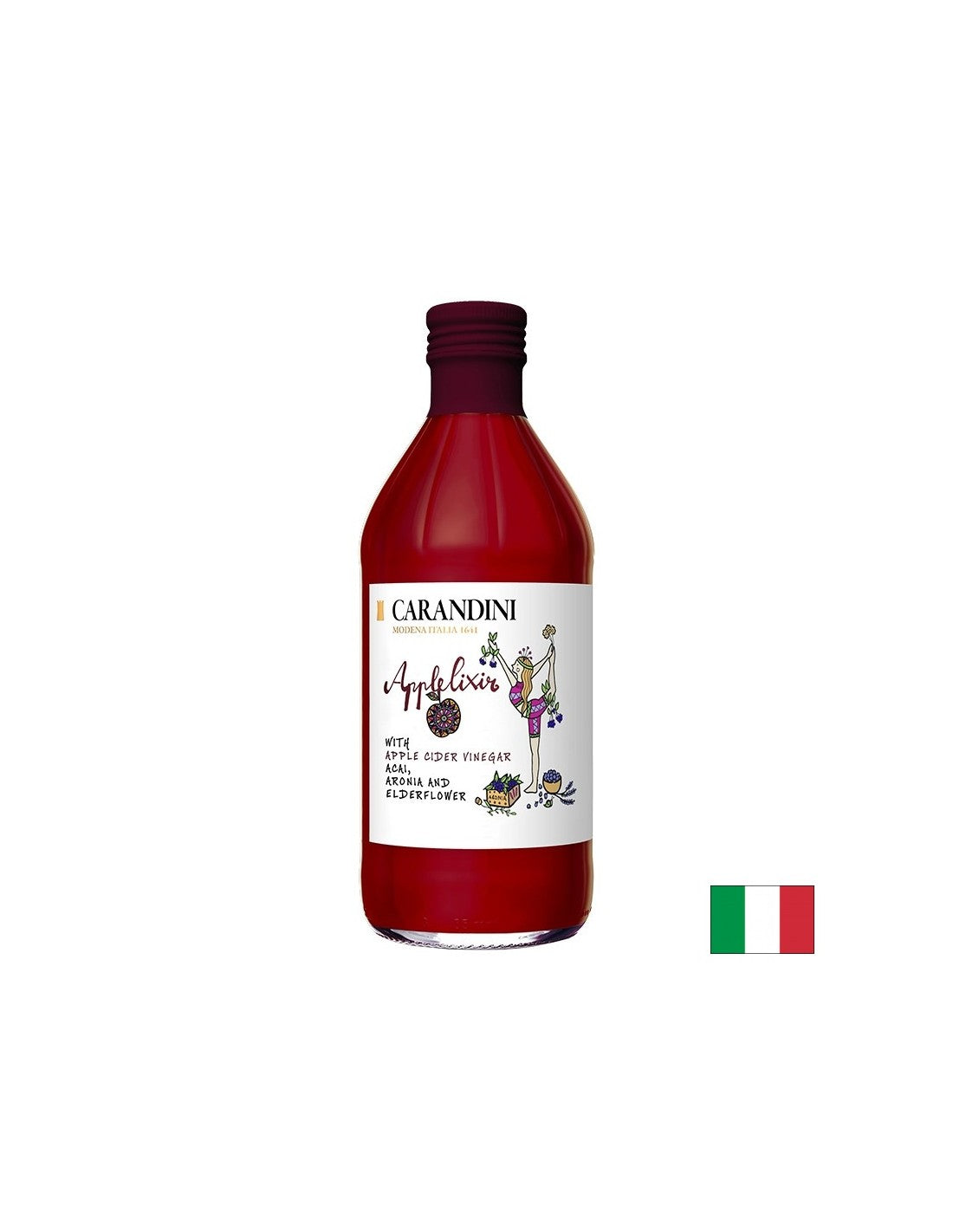 Ябълков оцет + acai, боровинка и черен бъз, 500 ml