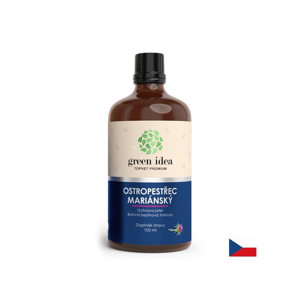 Здравословно състояние на черния дроб - млечен бодил, 100 мл тинктура (без алкохол)