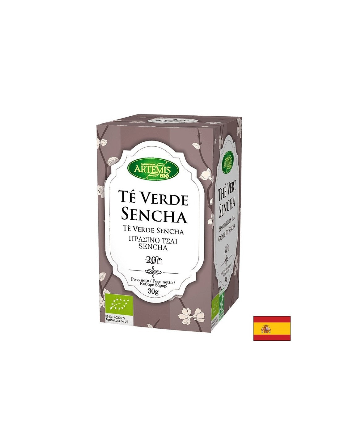 Зелен чай Sencha Bio, 20 торбички за филтри