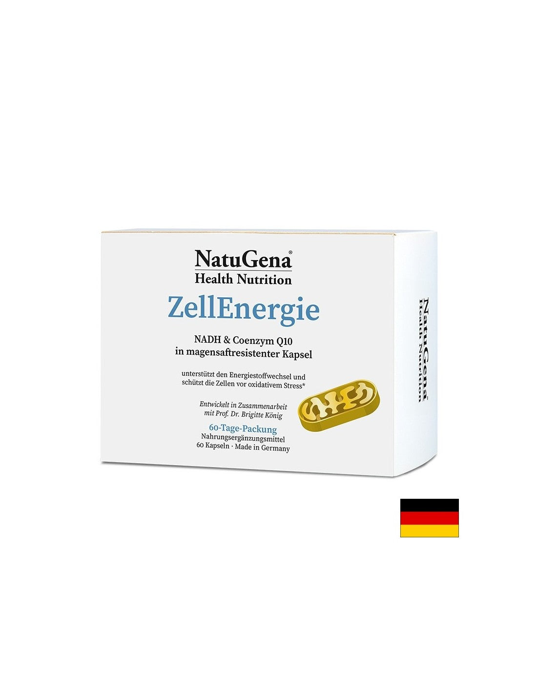 Zellenergie - Клетъчна енергия с NADH и Coenzyme Q10, 60 капсули за 2 месеца прием