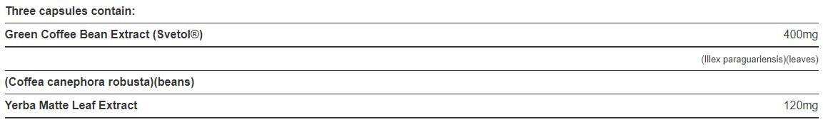 Екстракт от зелено кафе боб 400 mg / svetol - 42 капсули