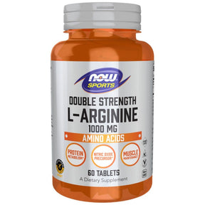 L-Arginine 1000 mg / Double Strength - 60 Tablets - Nutra Best Europe