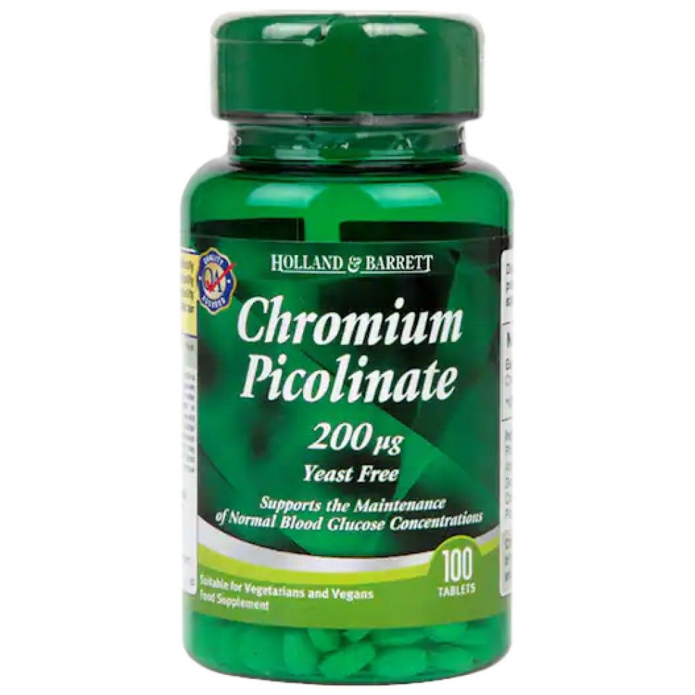 Хром пиколинира 200 mcg - 100 таблетки