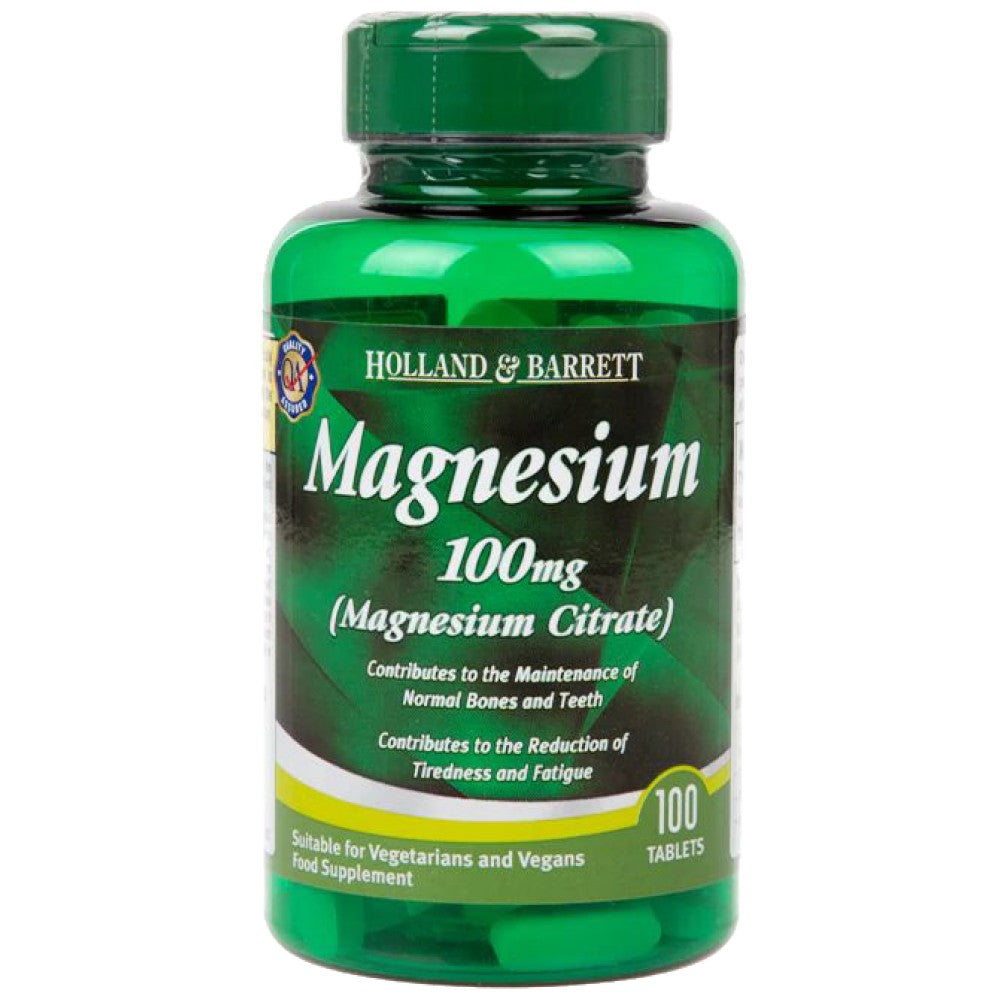 Магнезиев цитрат 100 mg 100 таблетки
