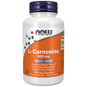 L-Carnosine 500 mg - 100 capsules - Nutra Best Europe