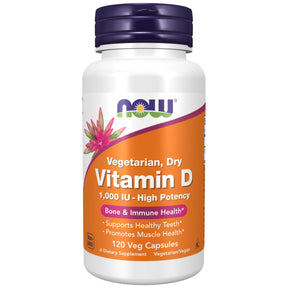 Vitamin D 1000 IU | Vegetarian Dry - 120 capsules - Nutra Best Europe