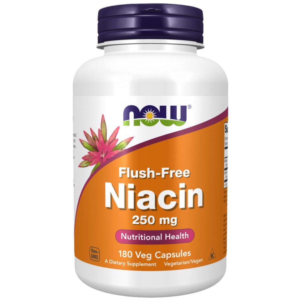 Ниацин без промиване 250 mg - 180 капсули