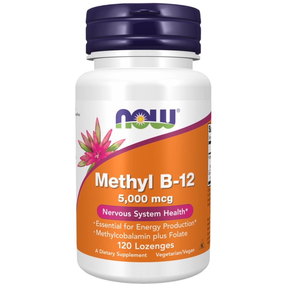 Метил В-12 5000 MCG | С фолиева киселина Quatrefolic® - 120 сублингвални таблетки