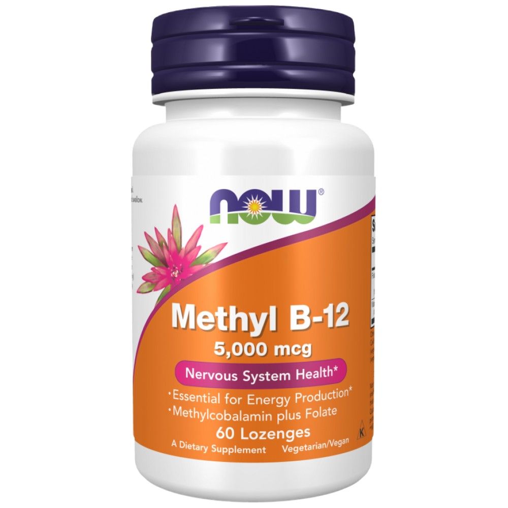 Метил В-12 5000 MCG | С фолиева киселина Quatrefolic® - 60 сублингвални таблетки