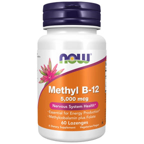 Methyl B-12 5000 mcg | with Folic Acid Quatrefolic® - 60 Sublingual tablets - Nutra Best Europe