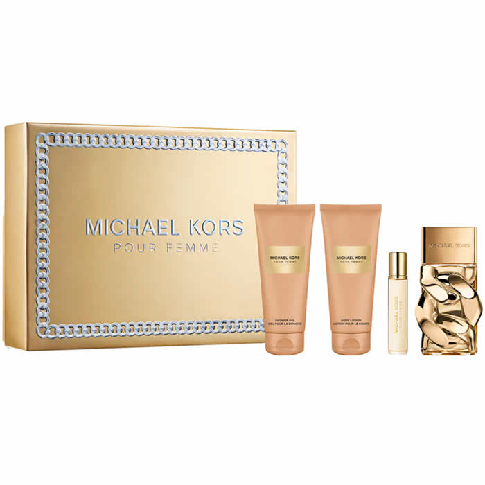 <tc>MICHAEL KORS</tc> Pour Femme Eau De Parfum Спрей 100 мл Комплект 4 бр
