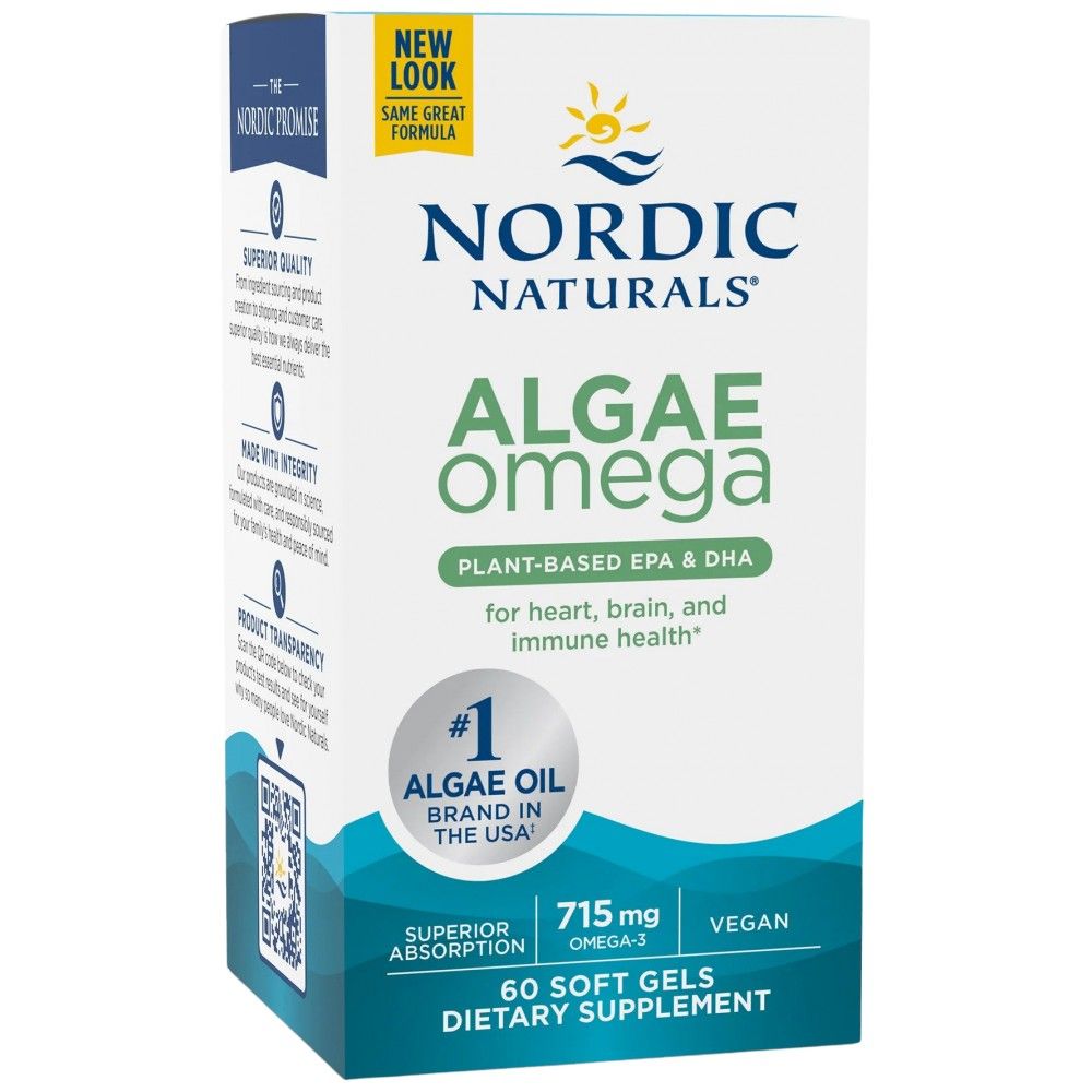 Водорасли Omega 715 mg - 60 гел капсули