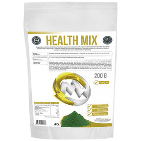 Health Mix Vegan | with Chlorella, Spirulina and Barley - 200 grams - Nutra Best Europe