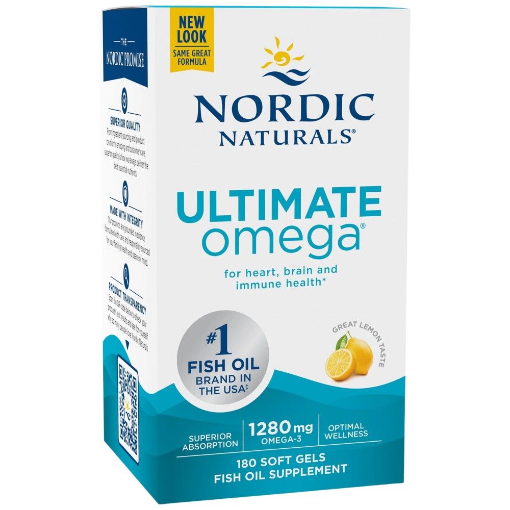 Ultimate Omega 1280 mg - 180 гел капсули