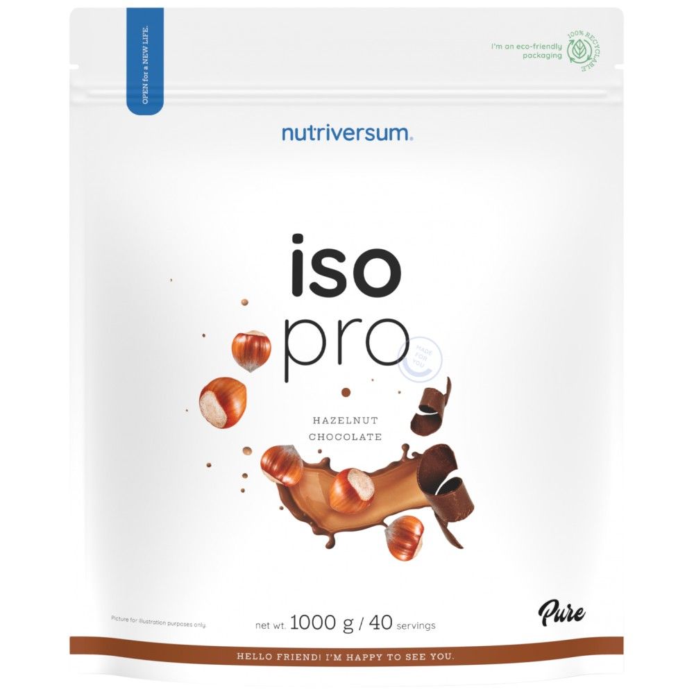 Iso pro pure Whey | Изолат с N -Zyme система - 1000 грама