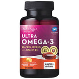 Sea-Licious® Ultra Omega-3 с витамин D3-60 гел капсули