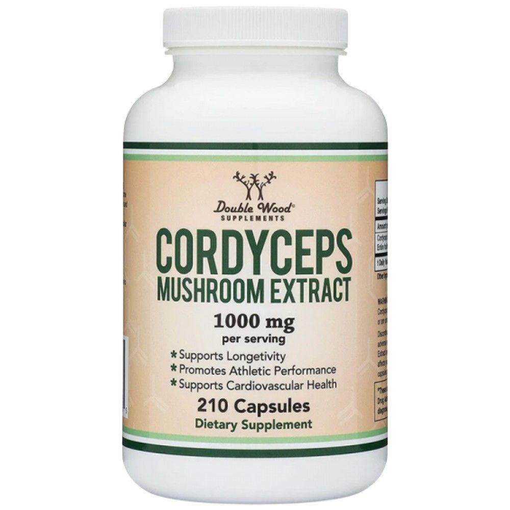 Екстракт от гъби от Cordyceps 1000 mg - 210 капсули