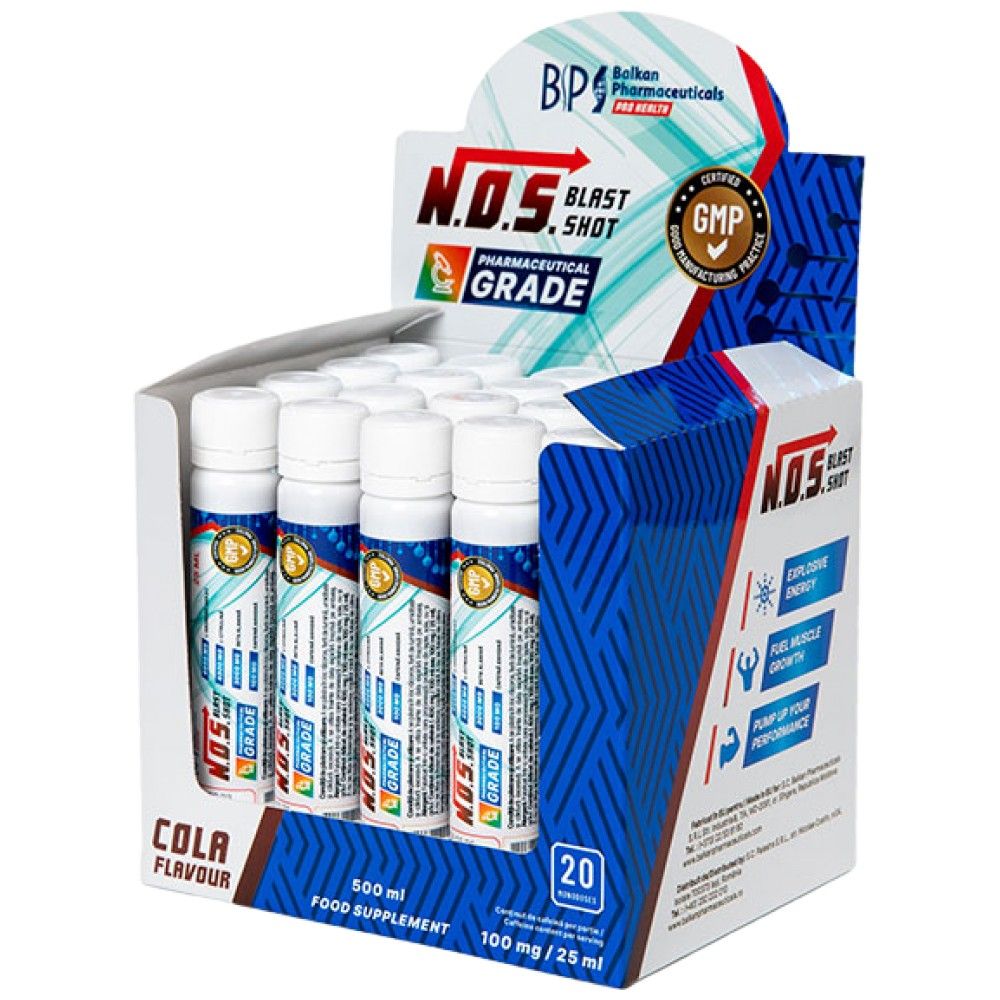 NOS Blast Shot | Предварителна тренировка - 20 x 25 ml