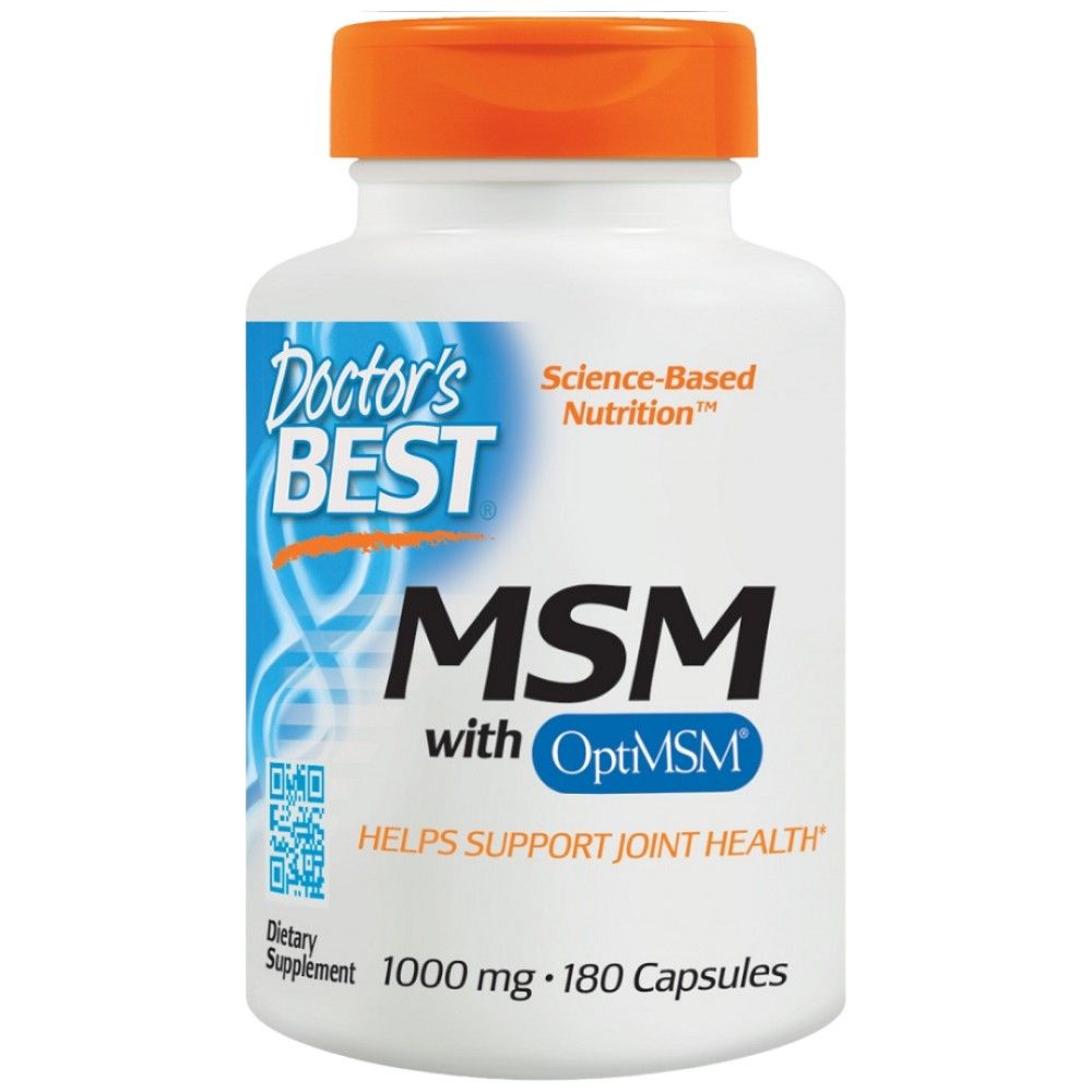 Най -добър MSM 1000mg | С Optimsm - 180 капсули